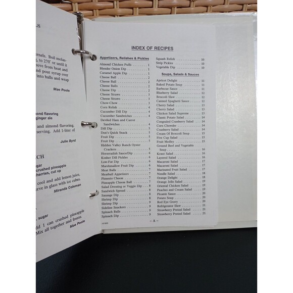 Grace Lower Stone United Church Cookbook Rockwell NC 2000 North Carolina - Picture 4 of 10